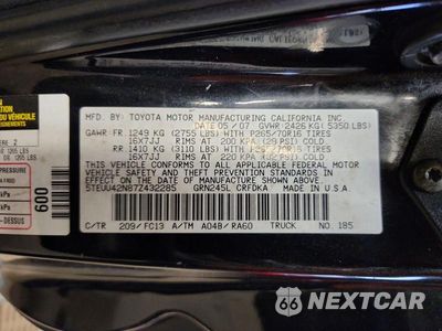 Zdjęcie 12 z 12 samochodu: 2007 TOYOTA TACOMA V6 VIN:5TEUU42N87Z432285 - miniatura