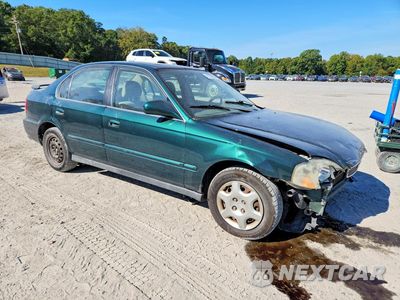 Czwarte zdjęcie samochodu z boku: 1999 HONDA CIVIC EX VIN:2HGEJ8647XH540545 - miniatura