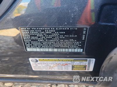 Zdjęcie 13 z 13 samochodu: 2012 VOLKSWAGEN TOUAREG V6 VIN:WVGEF9BP7CD007877 - miniatura