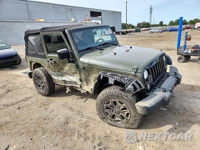 Czwarte zdjęcie samochodu z boku: 2015 JEEP WRANGLER SPORT VIN:1C4AJWAG3FL579735 - miniatura