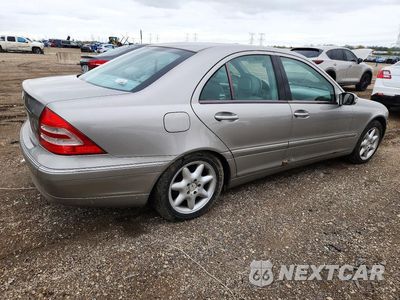 Trzecie zdjęcie samochodu z tyłu: 2004 MERCEDES-BENZ C 240 VIN:WDBRF61J54E016380 - miniatura