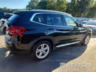 Trzecie zdjęcie samochodu z tyłu: 2021 BMW X3 XDRIVE30I VIN:5UXTY5C05M9E22332 - miniatura