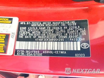Zdjęcie 12 z 12 samochodu: 2010 TOYOTA CAMRY LE VIN:4T4BF3EK3AR064290 - miniatura