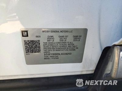 Zdjęcie 12 z 12 samochodu: 2020 CHEVROLET BOLT EV LT VIN:1G1FY6S05L4134253 - miniatura