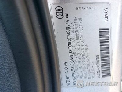 Zdjęcie 12 z 12 samochodu: 2016 AUDI A6 PREMIUM PLUS VIN:WAUGFAFCXGN021047 - miniatura