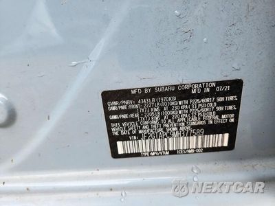 Zdjęcie 13 z 13 samochodu: 2021 SUBARU CROSSTREK PREMIUM VIN:JF2GTAPC9MH377589 - miniatura