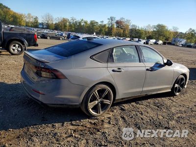Trzecie zdjęcie samochodu z tyłu: 2023 HONDA ACCORD HYBRID SPORT-L VIN:1HGCY2F77PA026073 - miniatura