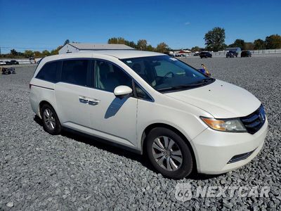 Czwarte zdjęcie samochodu z boku: 2014 HONDA ODYSSEY EX VIN:5FNRL5H40EB005436 - miniatura