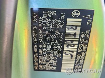 Zdjęcie 12 z 12 samochodu: 2007 TOYOTA YARIS BASE VIN:JTDBT923571142473 - miniatura