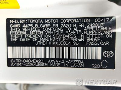 Zdjęcie 12 z 12 samochodu: 2018 TOYOTA CAMRY SE VIN:JTNB11HKXJ3004196 - miniatura