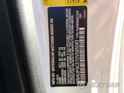Zdjęcie 12 z 12 samochodu: 2013 BMW 128 I VIN:WBAUP9C51DVS95043 - miniatura
