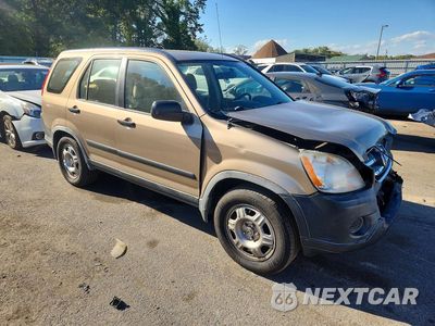 Czwarte zdjęcie samochodu z boku: 2005 HONDA CR-V LX VIN:JHLRD785X5C020544 - miniatura