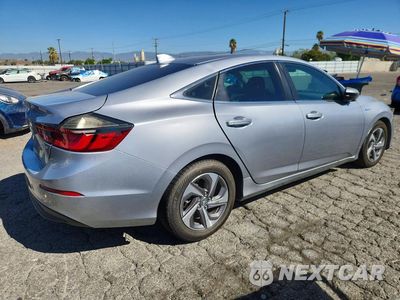 Trzecie zdjęcie samochodu z tyłu: 2019 HONDA INSIGHT LX VIN:19XZE4F11KE025791 - miniatura