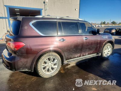 Trzecie zdjęcie samochodu z tyłu: 2013 INFINITI QX56 BASE VIN:JN8AZ2NE9D9041212 - miniatura