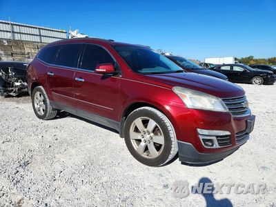 Czwarte zdjęcie samochodu z boku: 2015 CHEVROLET TRAVERSE LTZ VIN:1GNKVJKD0FJ351288 - miniatura