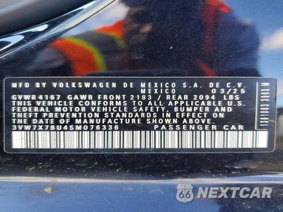 Zdjęcie 12 z 12 samochodu: 2025 VOLKSWAGEN JETTA SE VIN:3VW7X7BU4SM076336 - miniatura
