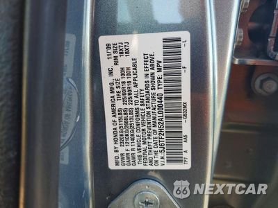 Zdjęcie 12 z 12 samochodu: 2010 HONDA ACCORD CROSSTOUR EXL VIN:5J6TF2H52AL000440 - miniatura