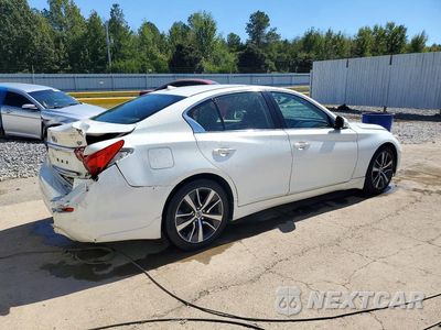 Trzecie zdjęcie samochodu z tyłu: 2015 INFINITI Q50 PREMIUM VIN:JN1BV7AR5FM403492 - miniatura