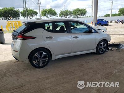 Trzecie zdjęcie samochodu z tyłu: 2020 NISSAN LEAF SV VIN:1N4AZ1CP7LC302693 - miniatura