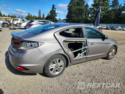 Trzecie zdjęcie samochodu z tyłu: 2020 HYUNDAI ELANTRA VALUE EDITION VIN:KMHD84LF6LU949109 - miniatura