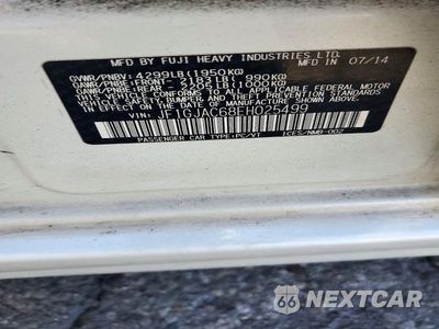 Zdjęcie 12 z 12 samochodu: 2014 SUBARU IMPREZA PREMIUM VIN:JF1GJAC68EH025499 - miniatura
