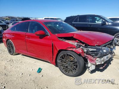 Czwarte zdjęcie samochodu z boku: 2019 HONDA ACCORD SPORT VIN:1HGCV1F3XKA084901 - miniatura