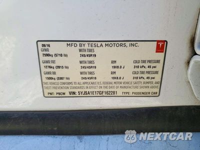Zdjęcie 13 z 13 samochodu: 2016 TESLA MODEL S VIN:5YJSA1E17GF162281 - miniatura
