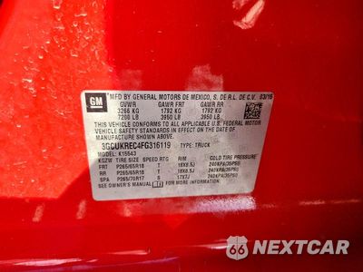 Zdjęcie 12 z 12 samochodu: 2015 CHEVROLET SILVERADO K1500 LT VIN:3GCUKREC4FG316119 - miniatura