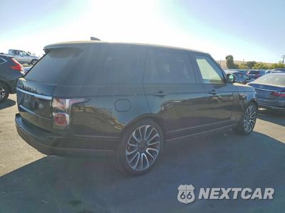 Trzecie zdjęcie samochodu z tyłu: 2018 LAND ROVER RANGE ROVER SUPERCHARGED VIN:SALGS5RE1JA392799 - miniatura