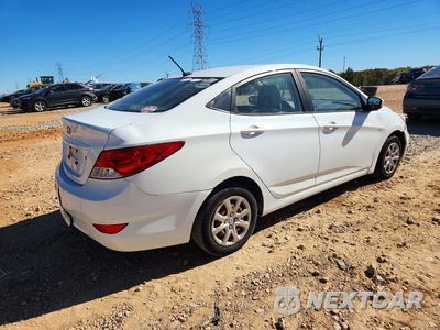 Trzecie zdjęcie samochodu z tyłu: 2014 HYUNDAI ACCENT GLS VIN:KMHCT4AE1EU639053 - miniatura