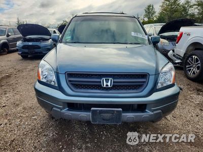 Piąte zdjęcie samochodu w środku: 2005 HONDA PILOT EXL VIN:2HKYF18675H508315 - miniatura