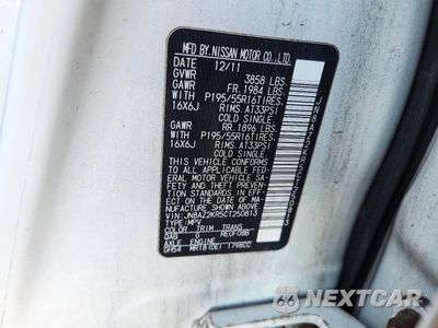 Zdjęcie 12 z 12 samochodu: 2012 NISSAN CUBE 1.8 VIN:JN8AZ2KR5CT250813 - miniatura