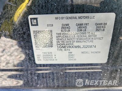 Zdjęcie 13 z 13 samochodu: 2020 CHEVROLET TRAVERSE PREMIER VIN:1GNEVKKW9LJ120874 - miniatura