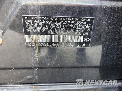 Zdjęcie 12 z 12 samochodu: 2009 LEXUS ES 350 VIN:JTHBJ46G992276937 - miniatura