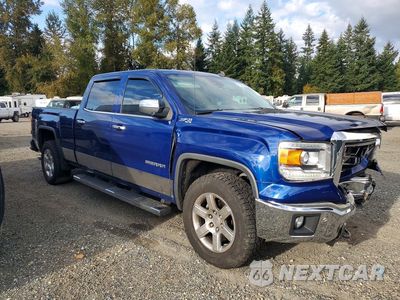 Czwarte zdjęcie samochodu z boku: 2014 GMC SIERRA K1500 SLT VIN:3GTU2VEC8EG356842 - miniatura