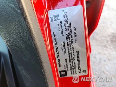 Zdjęcie 12 z 12 samochodu: 2014 CHEVROLET SPARK LS VIN:KL8CB6S93EC449693 - miniatura