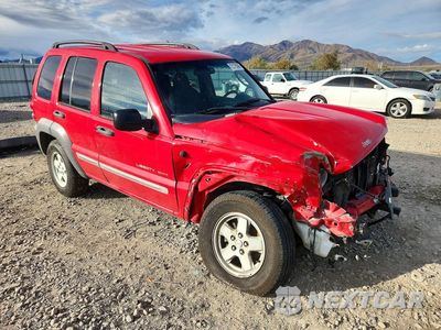 Czwarte zdjęcie samochodu z boku: 2002 JEEP LIBERTY SPORT VIN:1J4GL48K42W131378 - miniatura