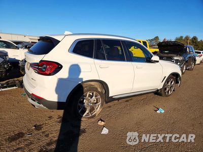 Trzecie zdjęcie samochodu z tyłu: 2022 BMW X3 XDRIVE30I VIN:5UX53DP08N9J17935 - miniatura