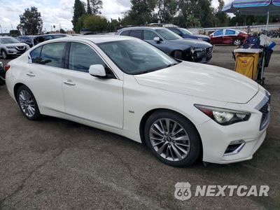 Czwarte zdjęcie samochodu z boku: 2019 INFINITI Q50 3.0T LUXE VIN:JN1EV7AP4KM513651 - miniatura