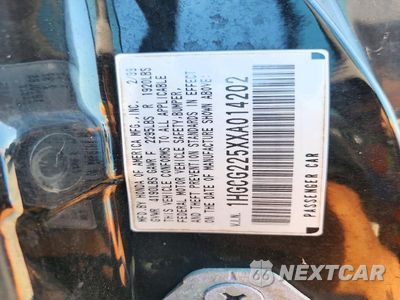 Zdjęcie 12 z 12 samochodu: 1999 HONDA ACCORD EX VIN:1HGCG225XXA014202 - miniatura