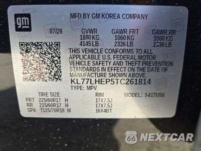 Zdjęcie 14 z 14 samochodu: 2026 CHEVROLET TRAX 1LT VIN:KL77LHEP5TC261814 - miniatura