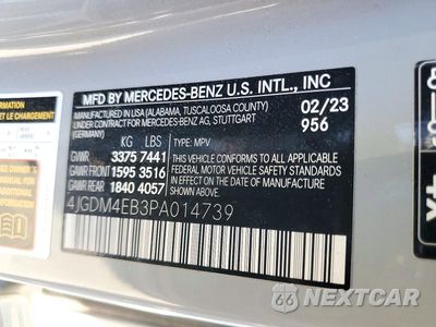 Zdjęcie 13 z 13 samochodu: 2023 MERCEDES-BENZ EQS SUV 580 4MATIC VIN:4JGDM4EB3PA014739 - miniatura