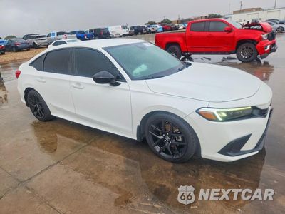 Czwarte zdjęcie samochodu z boku: 2022 HONDA CIVIC SPORT VIN:2HGFE2F5XNH515229 - miniatura