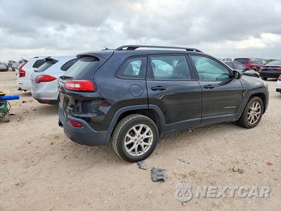 Trzecie zdjęcie samochodu z tyłu: 2016 JEEP CHEROKEE SPORT VIN:1C4PJLAB3GW161110 - miniatura