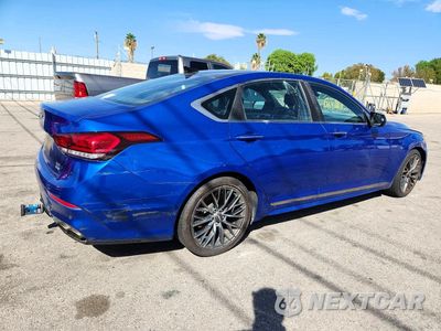 Trzecie zdjęcie samochodu z tyłu: 2020 GENESIS G80 3.3T SPORT VIN:KMTFN4JBXLU329693 - miniatura