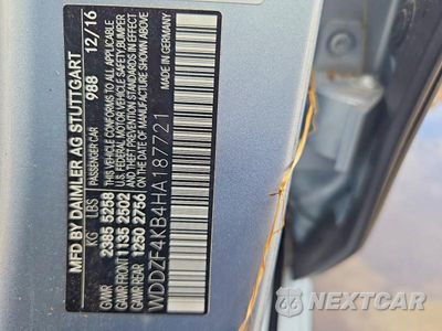 Zdjęcie 12 z 12 samochodu: 2017 MERCEDES-BENZ E 300 4MATIC VIN:WDDZF4KB4HA187721 - miniatura