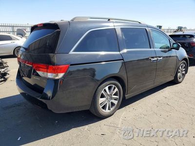 Trzecie zdjęcie samochodu z tyłu: 2014 HONDA ODYSSEY TOURING VIN:5FNRL5H94EB062251 - miniatura