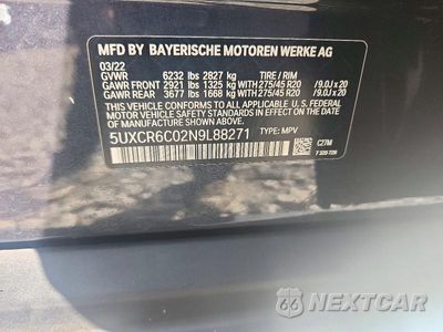 Zdjęcie 13 z 13 samochodu: 2022 BMW X5 XDRIVE40I VIN:5UXCR6C02N9L88271 - miniatura
