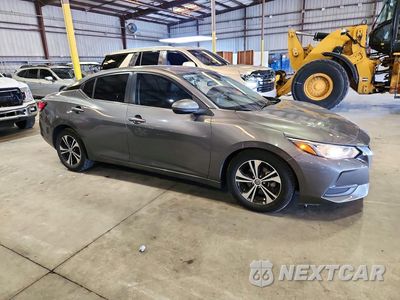 Czwarte zdjęcie samochodu z boku: 2021 NISSAN SENTRA SV VIN:3N1AB8CV3MY255597 - miniatura