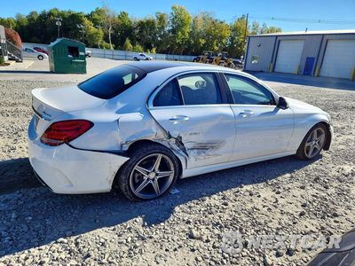 Trzecie zdjęcie samochodu z tyłu: 2017 MERCEDES-BENZ C VIN:55SWF4KB7HU189899 - miniatura